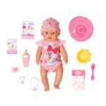 PUPS ZAPF BABY BORN CHARMING GIRL WITH ACCESSORIES 43 CM - image-1